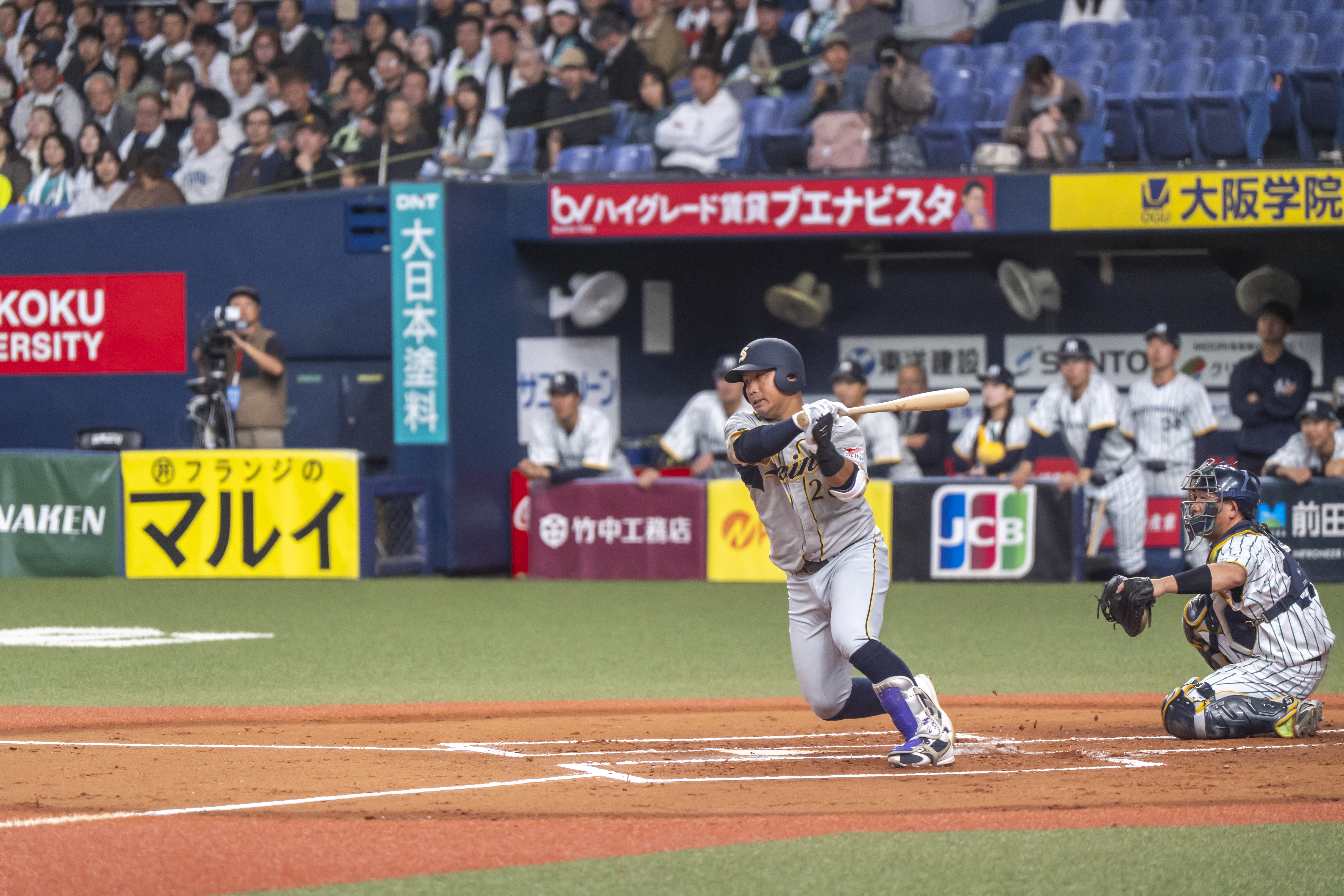 　　　　　　　　　　　　　　　　　　　　先制点を挙げた野崎選手