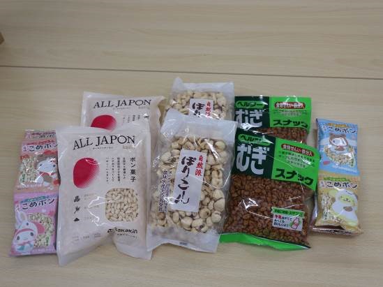 坂金製菓さまで作られているお菓子
