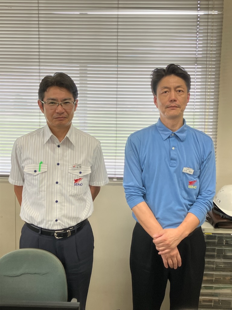 （写真左から：福井支店　松尾支店長と福井支店　吉川チーフマネージャー）
